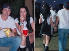 Katy Perry compartilha fotos de PDA com Justin Trudeau no Coachella