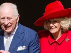 O rei Carlos discursa no Congresso durante sua primeira visita aos Estados Unidos como rei