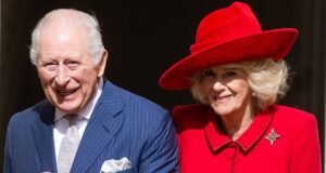 O rei Carlos discursa no Congresso durante sua primeira visita aos Estados Unidos como rei