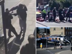 Maníaco empunhando facas ‘tentando atacar judeus’ esfaqueou dois homens judeus em Golders Green, norte de Londres