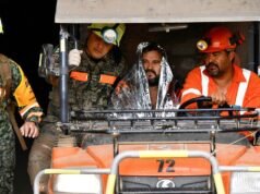 Mineiro mexicano resgatado após 13 dias preso na mina de Sinaloa