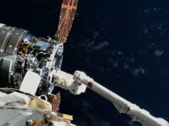 Enorme nave de carga Northrop Grumman Cygnus XL chega à estação espacial