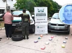 Colonia Dora: Traficante de drogas “Boca Cocida” preso com 12 kg de cocaína