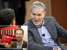 O cofundador da Netflix, Reed Hastings, sai furioso, fazendo as ações cambalearem