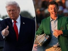 Presidente Trump presta homenagem a Rory McIlroy após a corda do Masters
