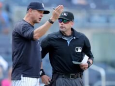Yankees Aaron Boone rasga árbitros ‘excessivamente sensíveis’ após ejeção