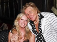 Penny Lancaster diz que merece uma medalha depois de 26 anos com Rod Stewart