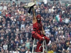 Penta manteve o título Intercontinental em uma luta ladder na WrestleMania 42