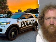 Um homem da Flórida é acusado de atirar no pescoço de uma mulher e arrastá-la para dentro