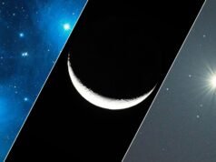 Não perca a lua, Vênus e o aglomerado de estrelas das Plêiades após o pôr do sol em 19 de abril