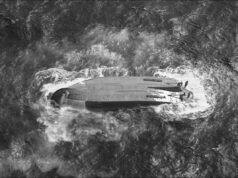 Corra para encontrar 6 pessoas após navio virar em tufão perto das Marianas do Norte