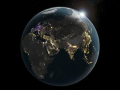 O mundo fica mais claro à noite, mas alguns lugares estão ficando mais escuros