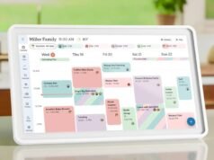 O calendário inteligente Skylight de 15 polegadas atingiu seu preço mais baixo até o momento