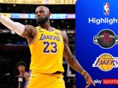 LeBron faz MAIS história com Lakers derrotando Rockets