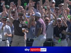 BURACO EM UM! | Lowry enlouquece a multidão de Augusta com um ás sensacional!