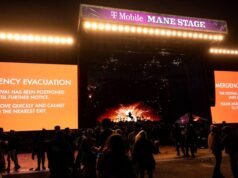 Diligência evacuada devido ao vento, definida por Journey, Riley Green