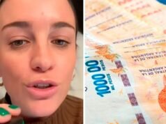 Controvérsia viral: uma jovem afirma que ganha 5 milhões de pesos e não está satisfeita com isso