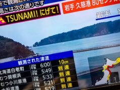 Japão: Após o terremoto e o tsunami, foi relatado um aumento de 80 cm no nível do mar