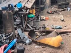 Um trabalhador rural morreu em uma explosão enquanto trabalhava com um tubo de GNV