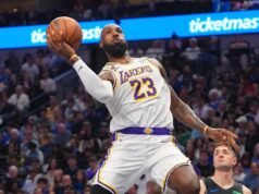Os 30 pontos de LeBron James não podem salvar o Lakers, atormentado por lesões, da derrota