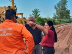 O município de Fernandez intensificou um plano para melhorar as ruas e nivelar as estradas
