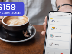 Aprenda com aulas de idiomas criadas por linguistas, não por bots, com esta oferta