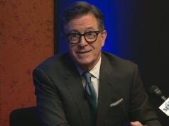 Stephen Colbert retorna à televisão um dia após o final do Late Show