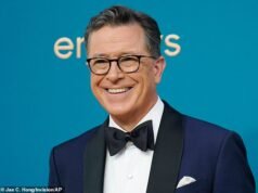 Stephen Colbert nomeia a estrela muito mais jovem da lista A pela qual ele se sentiu “insanamente atraído” antes de seu último show