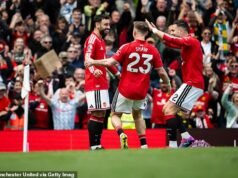 Bruno Fernandes GOSTA do recorde de assistências em uma temporada da Premier League – já que o capitão do Manchester United marcou seu 20º gol na temporada durante o jogo com o Nottingham Forest