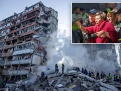O número de mortos no ataque a um prédio de apartamentos em Kiev aumentou para 24