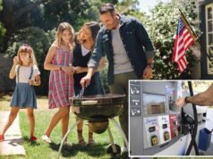 Os preços da gasolina perto de máximos históricos enquanto os viajantes do Memorial Day se preparam para pegar a estrada