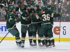 Wild venceu Stars por 5 a 2 e conquistou a primeira vitória em uma série de playoffs em 11 anos