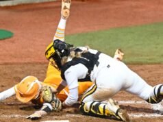 Fotos da semana do softball Mizzou: 27/04/2026