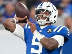 Fonte: Anthony Richardson encerra ausência do treino dos Colts