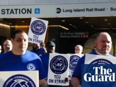 Sistema ferroviário suburbano de Nova York fechado devido à greve dos trabalhadores | Nova Iorque