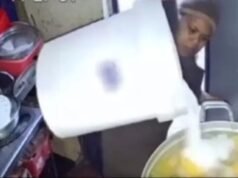 Uma garçonete cria o caos em um restaurante depois de receber trabalho até tarde