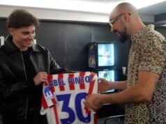 Abel Pintos e Julian Alvarez compartilharam um encontro emocionante em Madrid