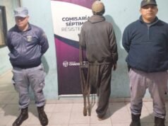 Um homem deficiente foi preso por roubar um telefone celular no Chaco