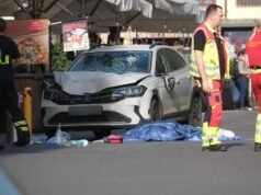 Um carro bateu contra uma multidão em Leipzig, Alemanha: duas pessoas morreram e muitas ficaram feridas