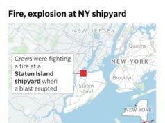1 morto e dezenas de feridos em explosão no estaleiro de Staten Island: autoridades