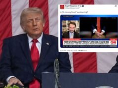 Acusando Trump de dormir novamente, sua equipe revidou com postes cegos