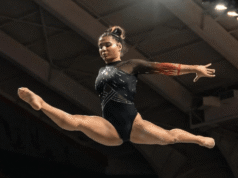 A Mizzou Gymnastics adora um especialista do quinto ano!