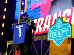 Giants QB Jackson Dart dá as boas-vindas a Francis Maugoa, diz que morreria por ele