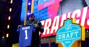 Giants QB Jackson Dart dá as boas-vindas a Francis Maugoa, diz que morreria por ele
