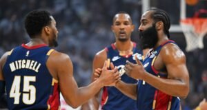 Donovan Mitchell defende James Harden após a eliminação dos Cavaliers nos playoffs