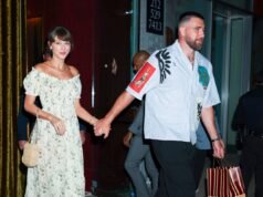 Novas fotos surgiram de Taylor Swift no casamento dos campeões do Super Bowl