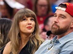 Travis Kelce e Taylor Swift foram vistos na quadra no jogo 3 do Cavaliers-Knicks