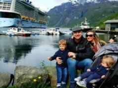 Esta família vive em um navio de cruzeiro 6 meses por ano… e seus filhos acham que isso é normal