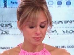 Mariana Fabbiani fica triste com o ocorrido no programa de TV americano El Intransigent