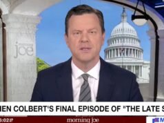 Morning Joe se pergunta quando a co-estrela noturna de Colbert será a próxima